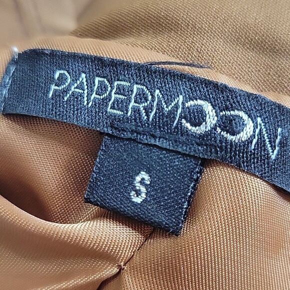 PAPERMOON Cinnamon Lightweight Oversized Blazer Size Small - Picture 6 of 8